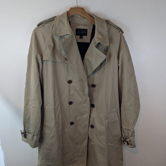 Banana Republic Men's Classic Trench in Tan, Sz XL - Picture 11 of 11